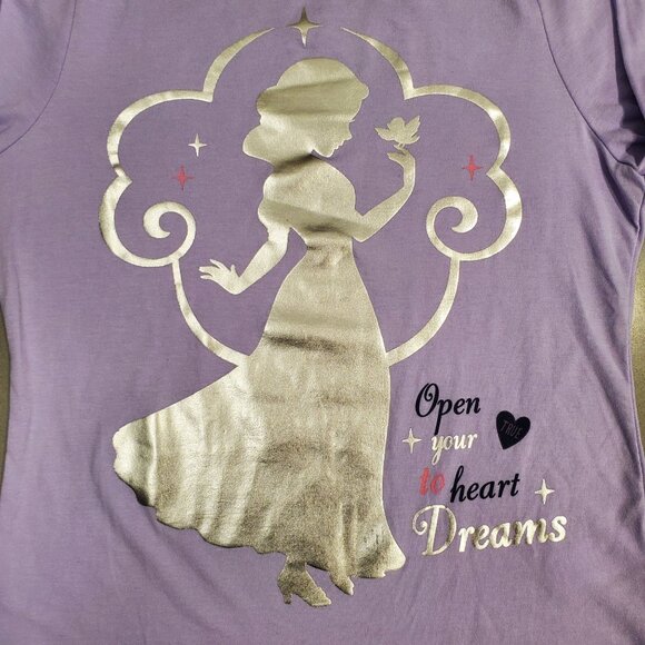 Disney Princess Pajama Set Girls Long Sleeve Top and Jogger Pants Size Small - Picture 9 of 11